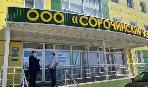 Сергей Бабин побывал на Сорочинском элеваторе